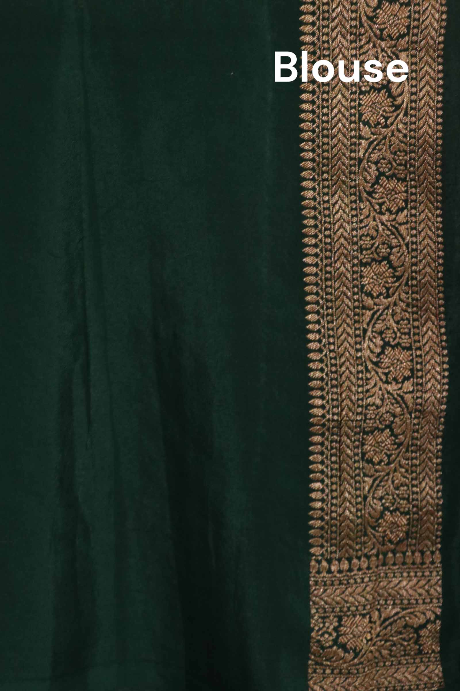 Pure Handloom Zari Butta Banarasi Crepe Silk Saree AL206218